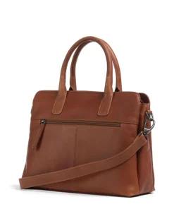 The Chesterfield Brand Handbags-Wax Pull Up Cow Valmonte Handbag fine grain cow leather