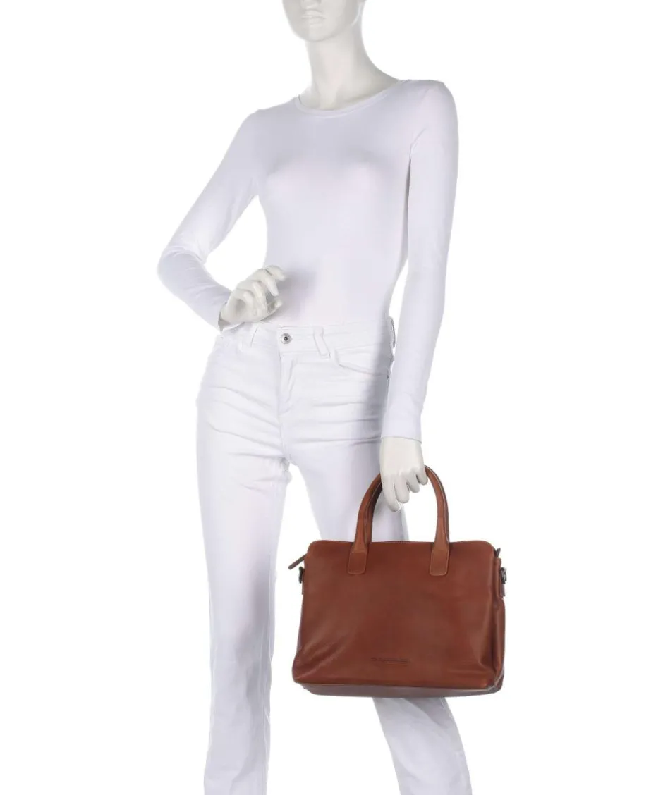 The Chesterfield Brand Handbags-Wax Pull Up Cow Valmonte Handbag fine grain cow leather