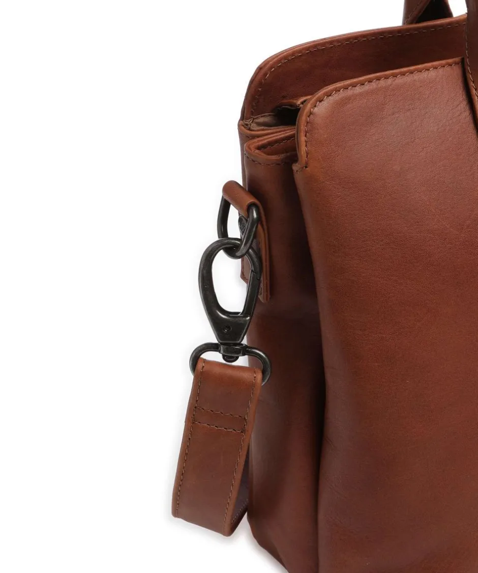 The Chesterfield Brand Handbags-Wax Pull Up Cow Valmonte Handbag fine grain cow leather