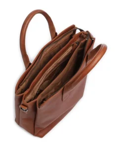 The Chesterfield Brand Handbags-Wax Pull Up Cow Valmonte Handbag fine grain cow leather