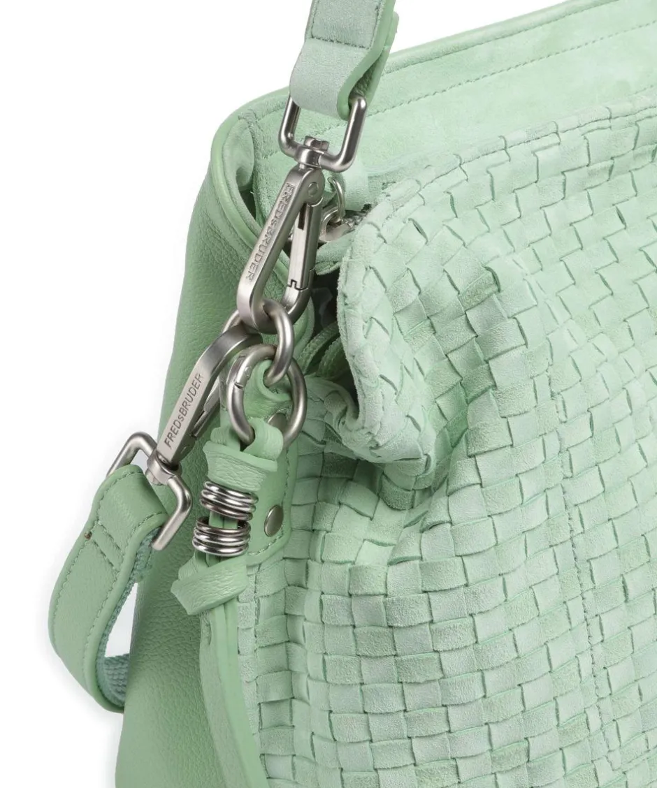 FredsBruder Shoulder Bags|Crossbody Bags-Weave Harmony Shoulder bag brushed leather