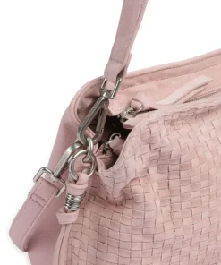 FredsBruder Shoulder Bags|Crossbody Bags-Weave Harmony Shoulder bag brushed leather