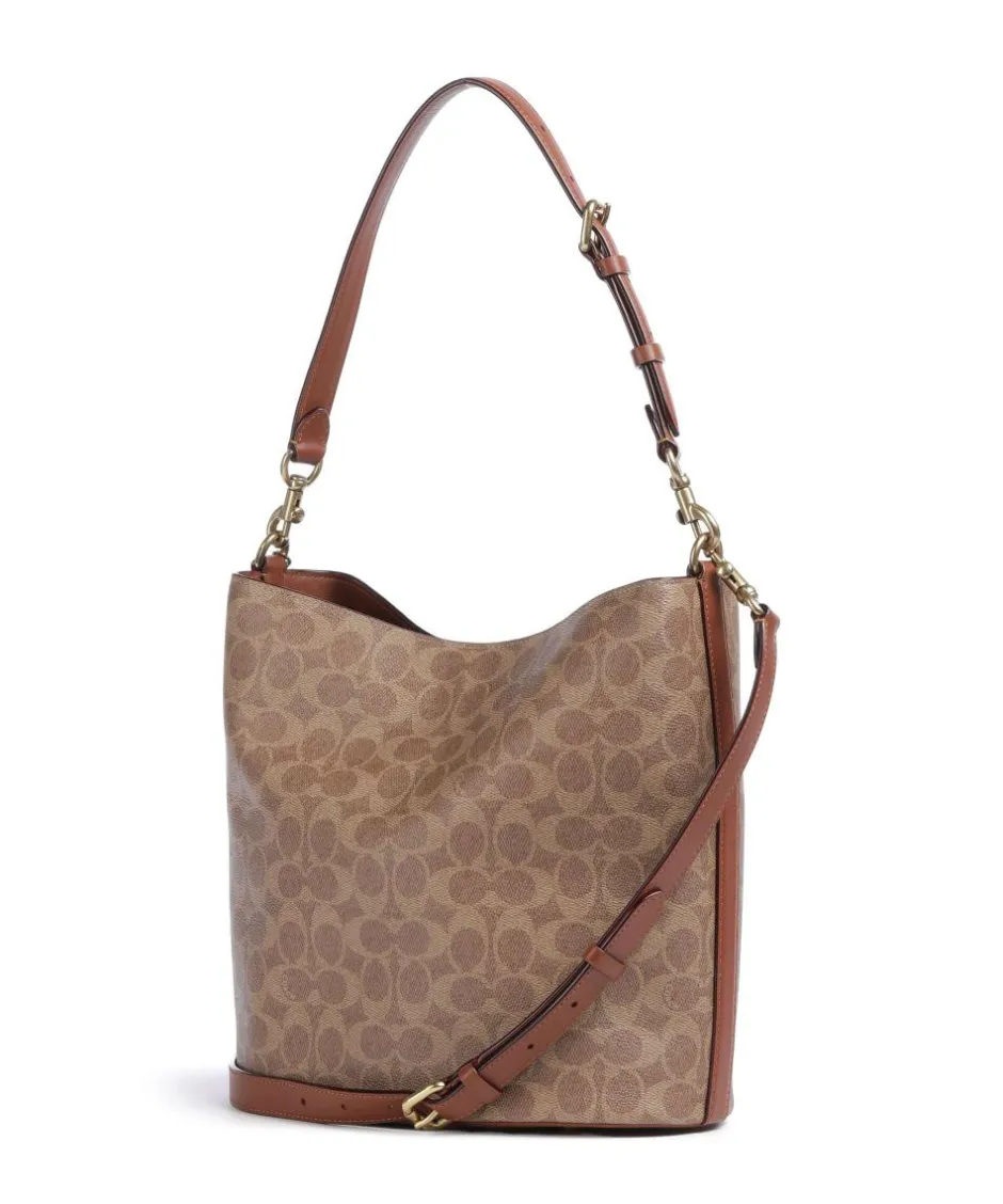 Coach Shoulder Bags|Hobo Bags-Willow Signature Hobo bag canvas
