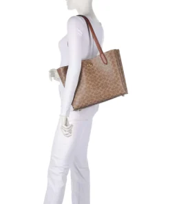 Coach Tote Bags-Willow Signature Tote bag canvas