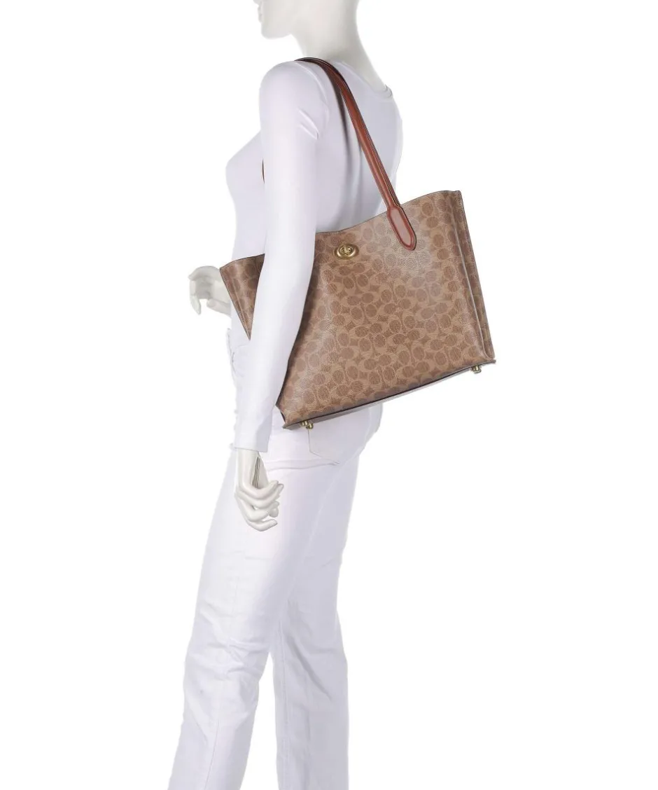 Coach Tote Bags-Willow Signature Tote bag canvas