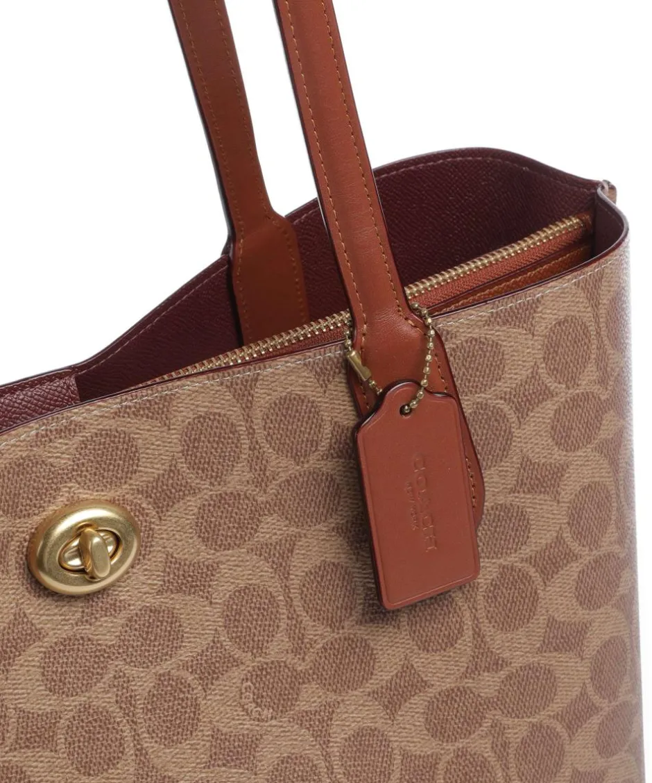 Coach Tote Bags-Willow Signature Tote bag canvas