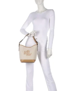Lauren Ralph Lauren Hobo Bags|Crossbody Bags-Witley Medium Bucket bag canvas