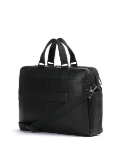 Piquadro Business- & Laptop Bags-Wollem Briefcase 15″ grained cow leather