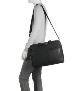 Piquadro Business- & Laptop Bags-Wollem Briefcase 15″ grained cow leather