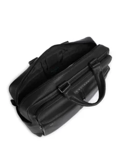 Piquadro Business- & Laptop Bags-Wollem Briefcase 15″ grained cow leather