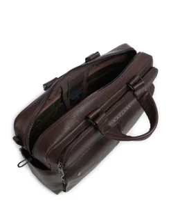 Piquadro Business- & Laptop Bags-Wollem Laptop bag 15″ grained cow leather