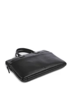 Markberg Business- & Laptop Bags-Wrap Briefcase 14″ grained cow leather