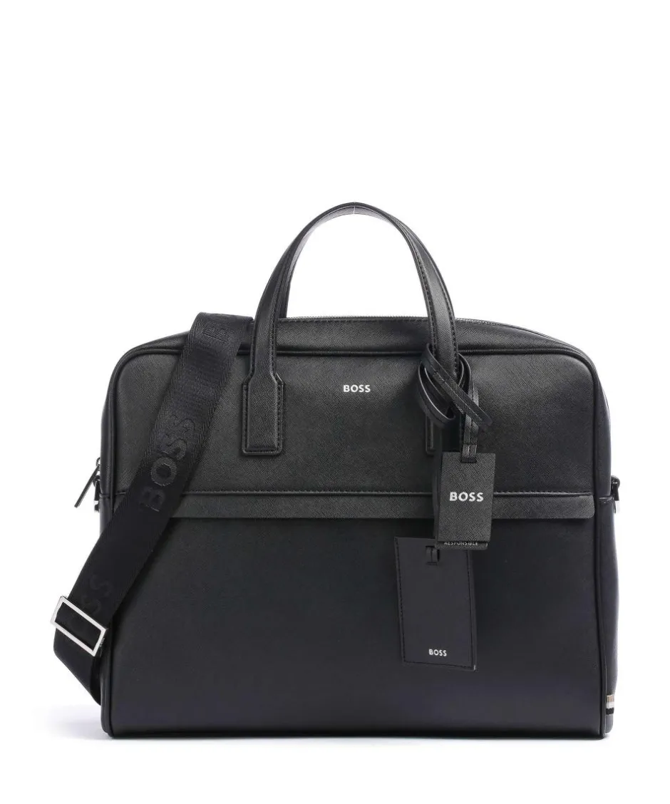 BOSS Business- & Laptop Bags-Zair Briefcase 15″ bonded leather