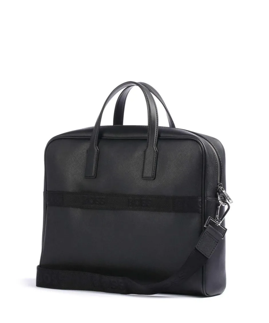 BOSS Business- & Laptop Bags-Zair Briefcase 15″ bonded leather