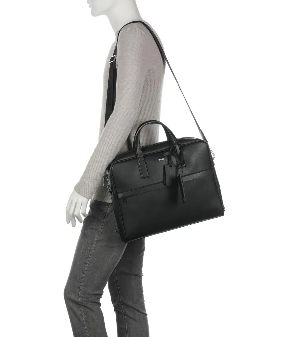 BOSS Business- & Laptop Bags-Zair Briefcase 15″ bonded leather