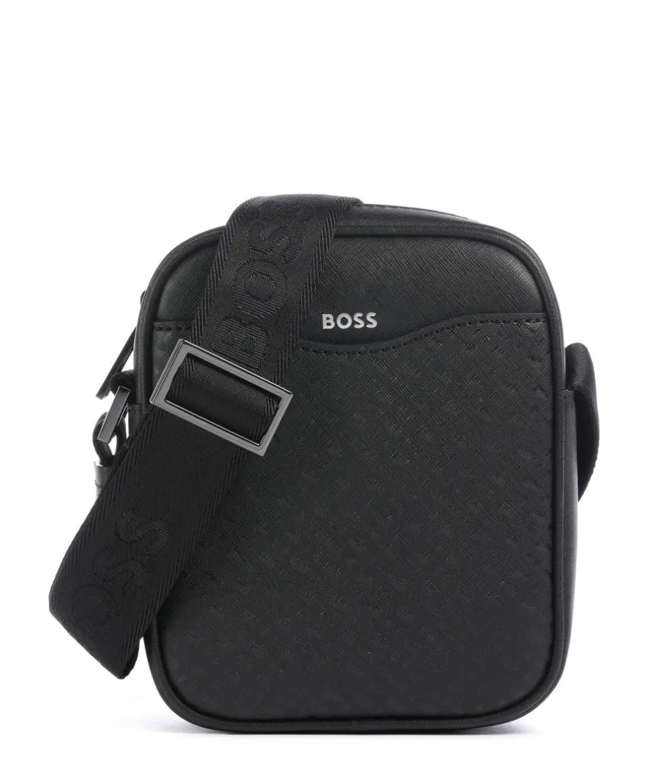 BOSS Crossbody Bags-Zair Crossbody bag fine grain leather