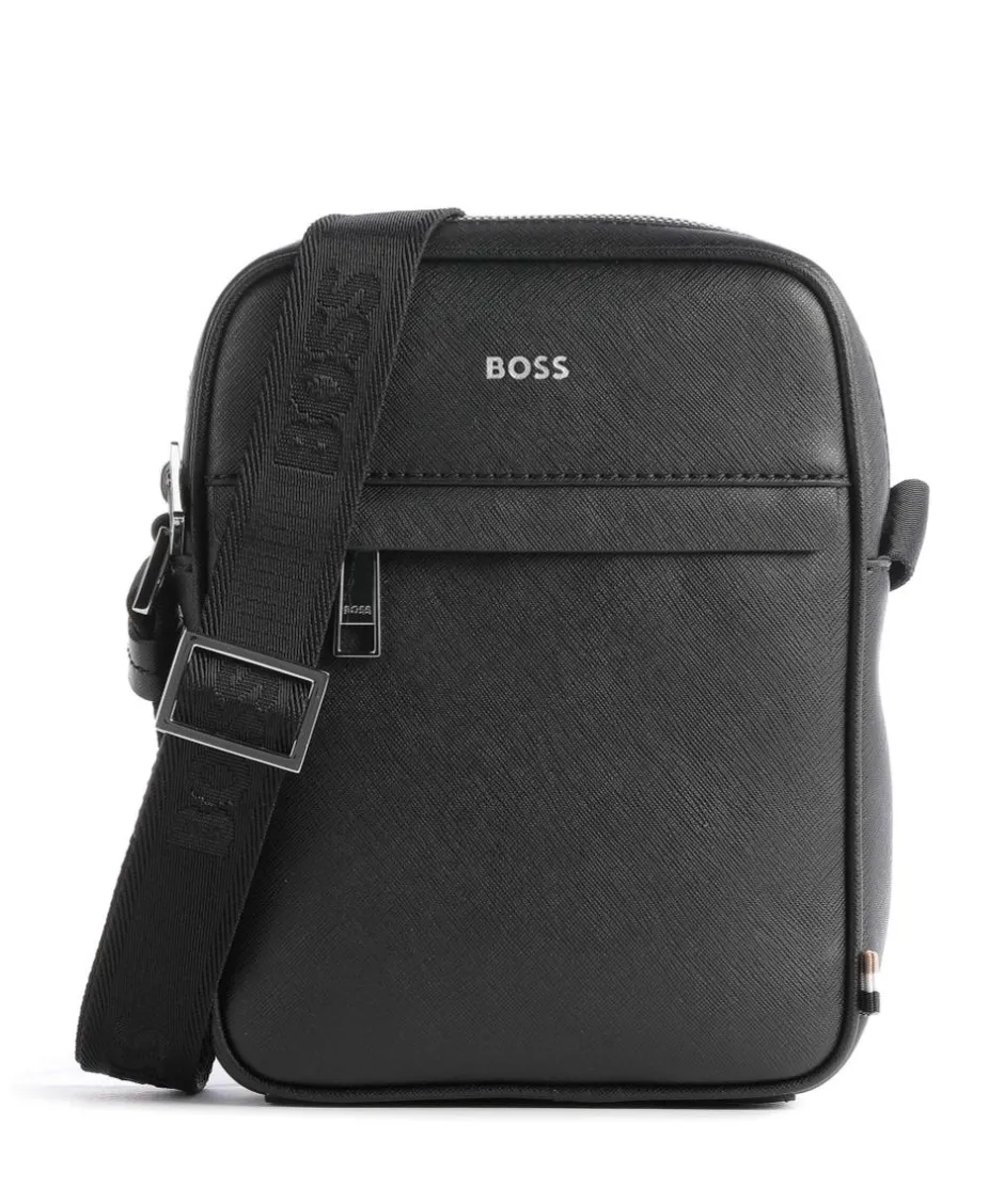 BOSS Crossbody Bags-Zair Crossbody bag saffiano leather