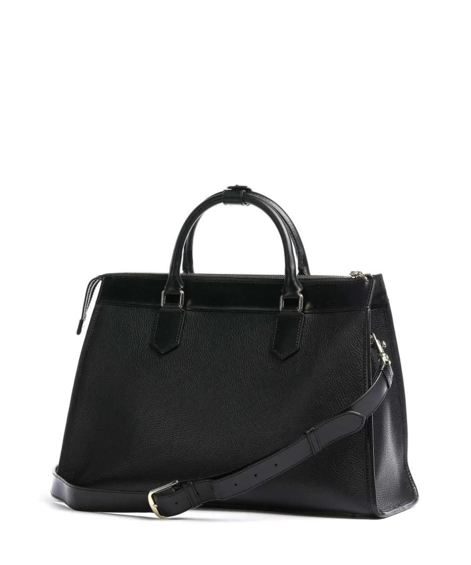 Tiger of Sweden Business- & Laptop Bags|Handbags-Zelea Handbag 13″ grained calfskin
