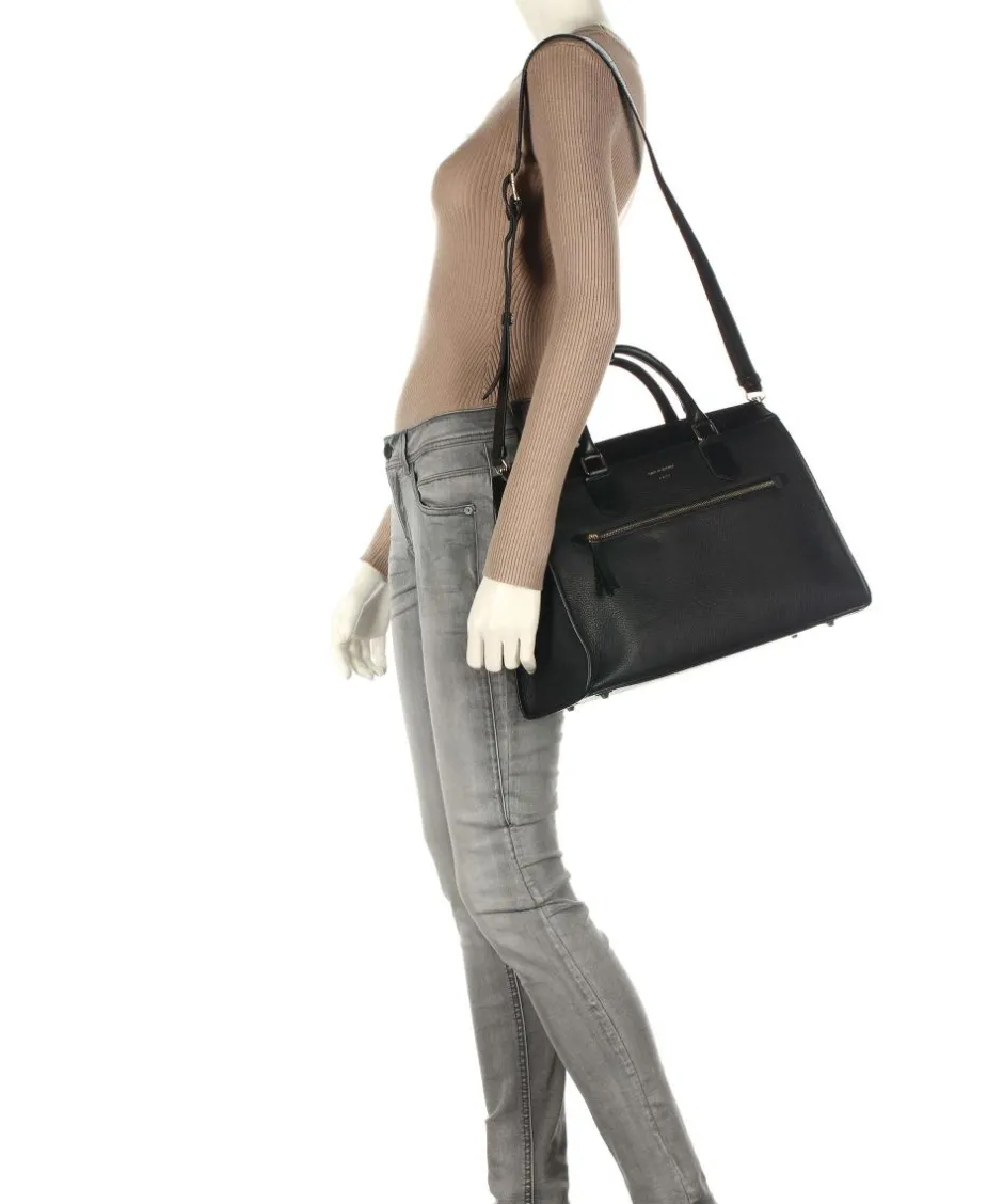 Tiger of Sweden Business- & Laptop Bags|Handbags-Zelea Handbag 13″ grained calfskin