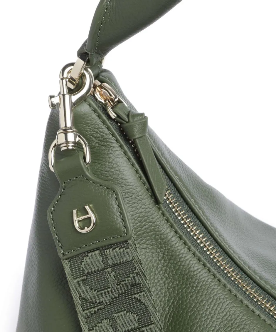 AIGNER Shoulder Bags|Hobo Bags-Zita M Hobo bag grained cow leather