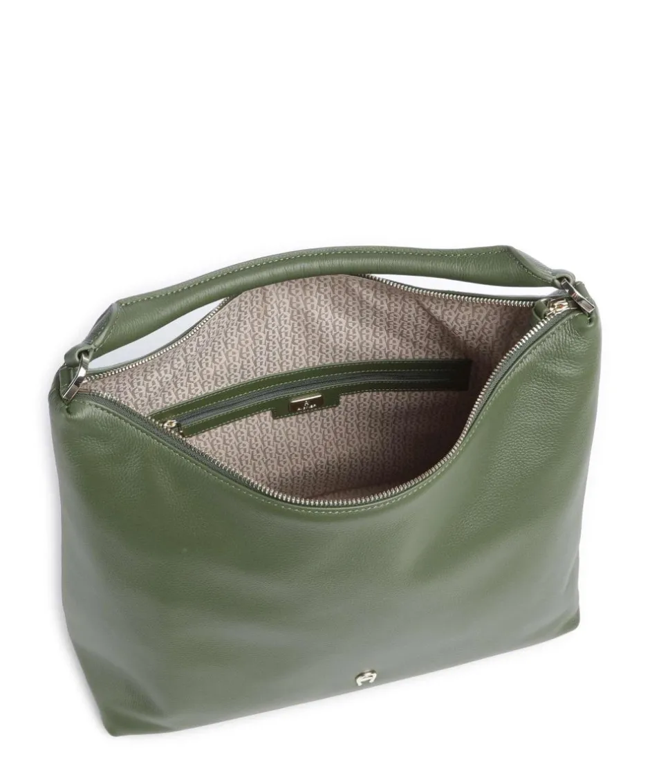 AIGNER Shoulder Bags|Hobo Bags-Zita M Hobo bag grained cow leather