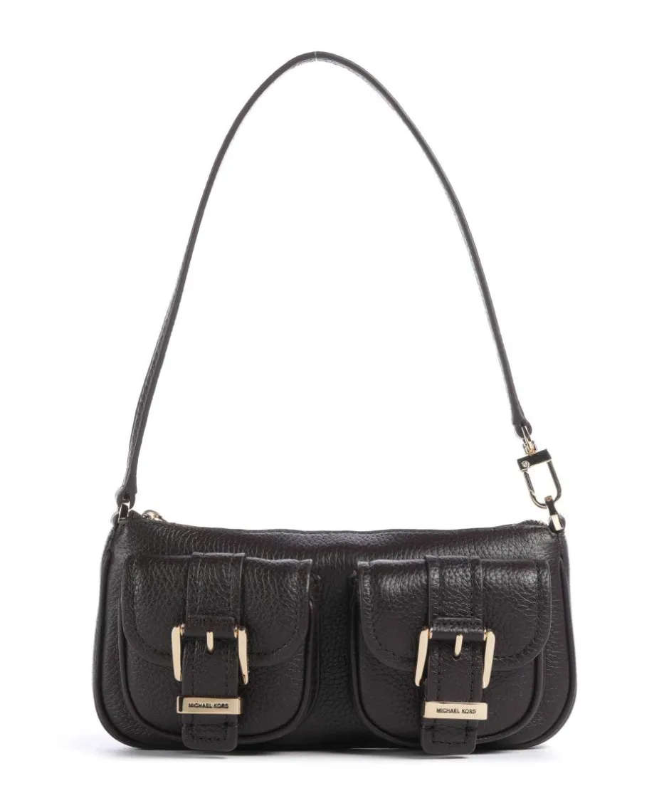 Michael Kors Shoulder Bags-Zoe Small Shoulder bag grained cow leather