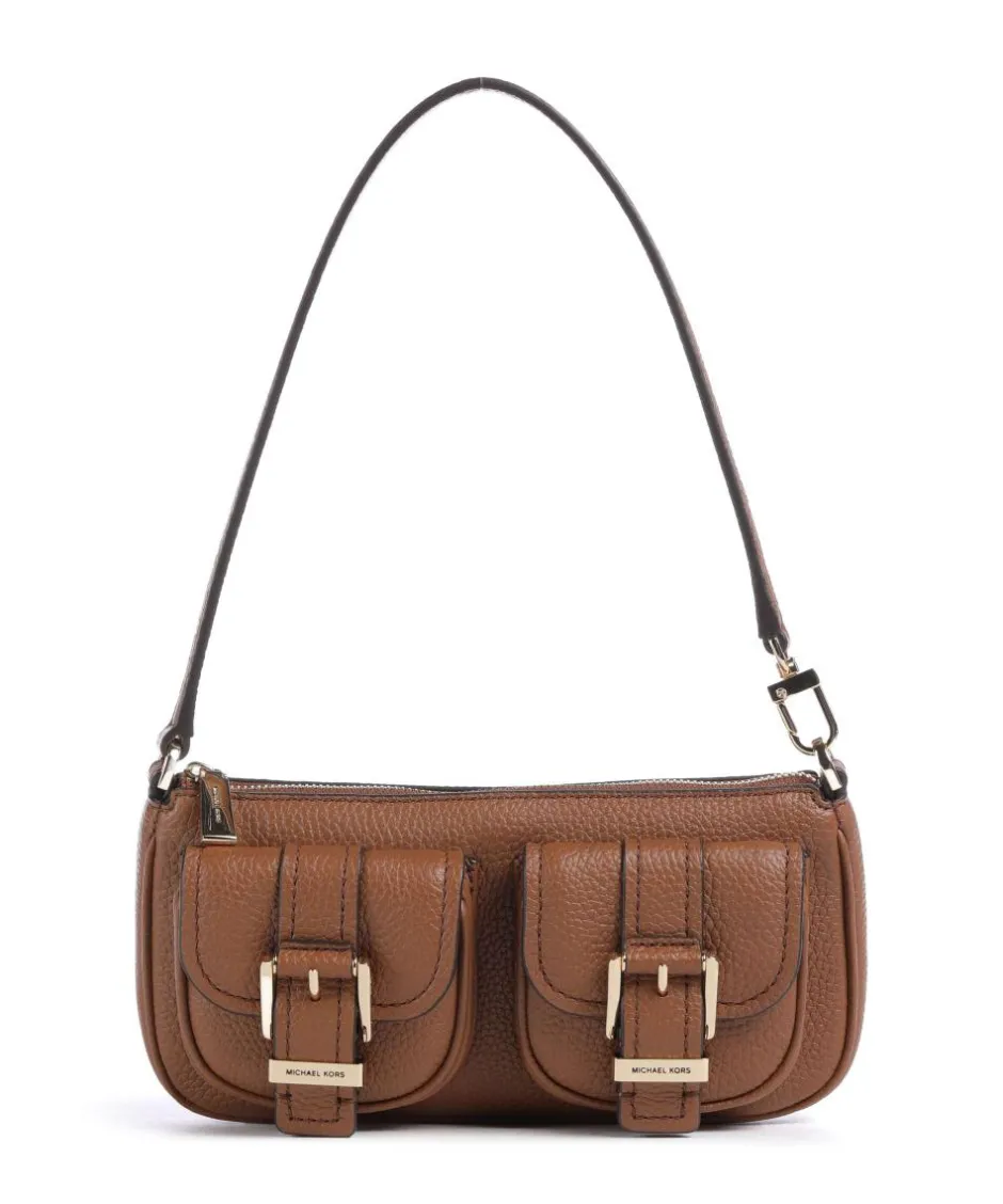 Michael Kors Shoulder Bags-Zoe Small Shoulder bag grained cow leather